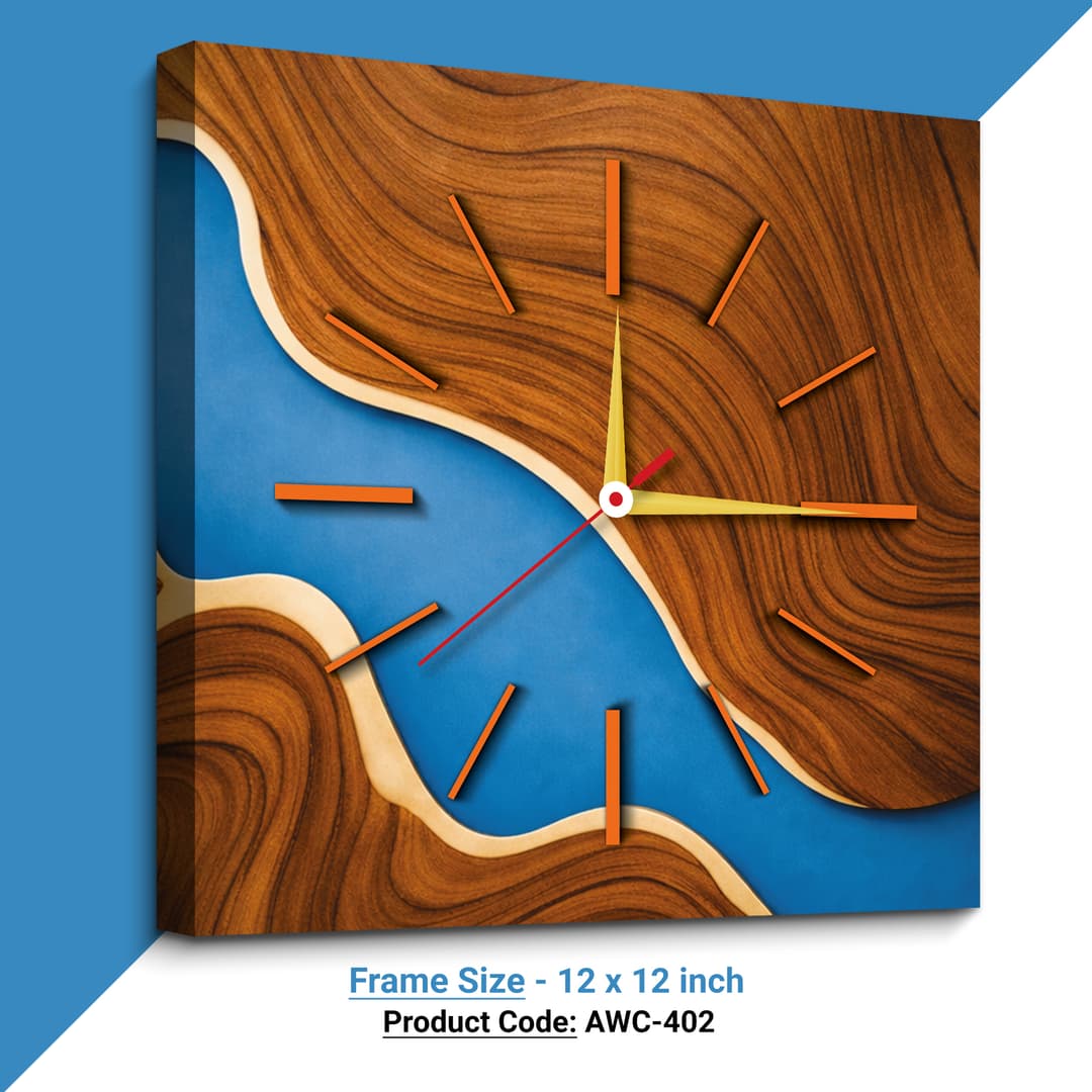 মিনিমাল ন্যাচারাল কাঠের ঘড়ি