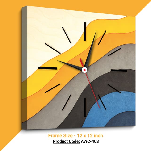 ন্যাচারাল রাউন্ড উডেন ক্লক